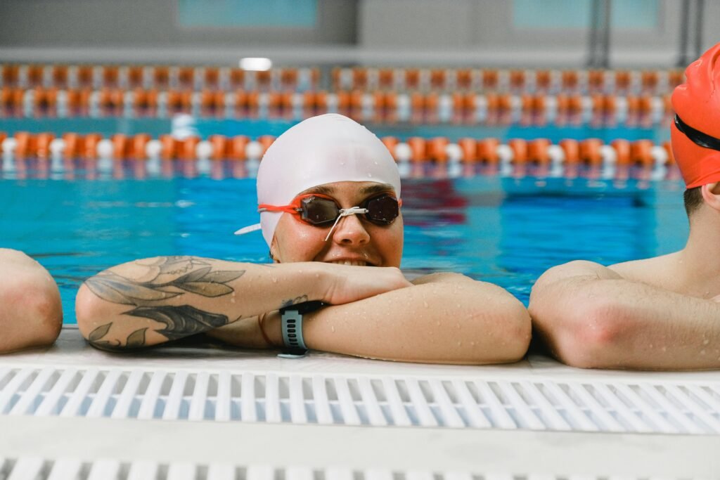 Lunettes de piscine illustrant un avis sur un modèle Decathlon